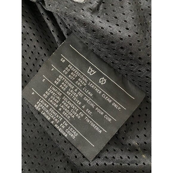 Harley Davidson Embroidered Leather Motorcycle Jacket - XS - Picture 9 of 13